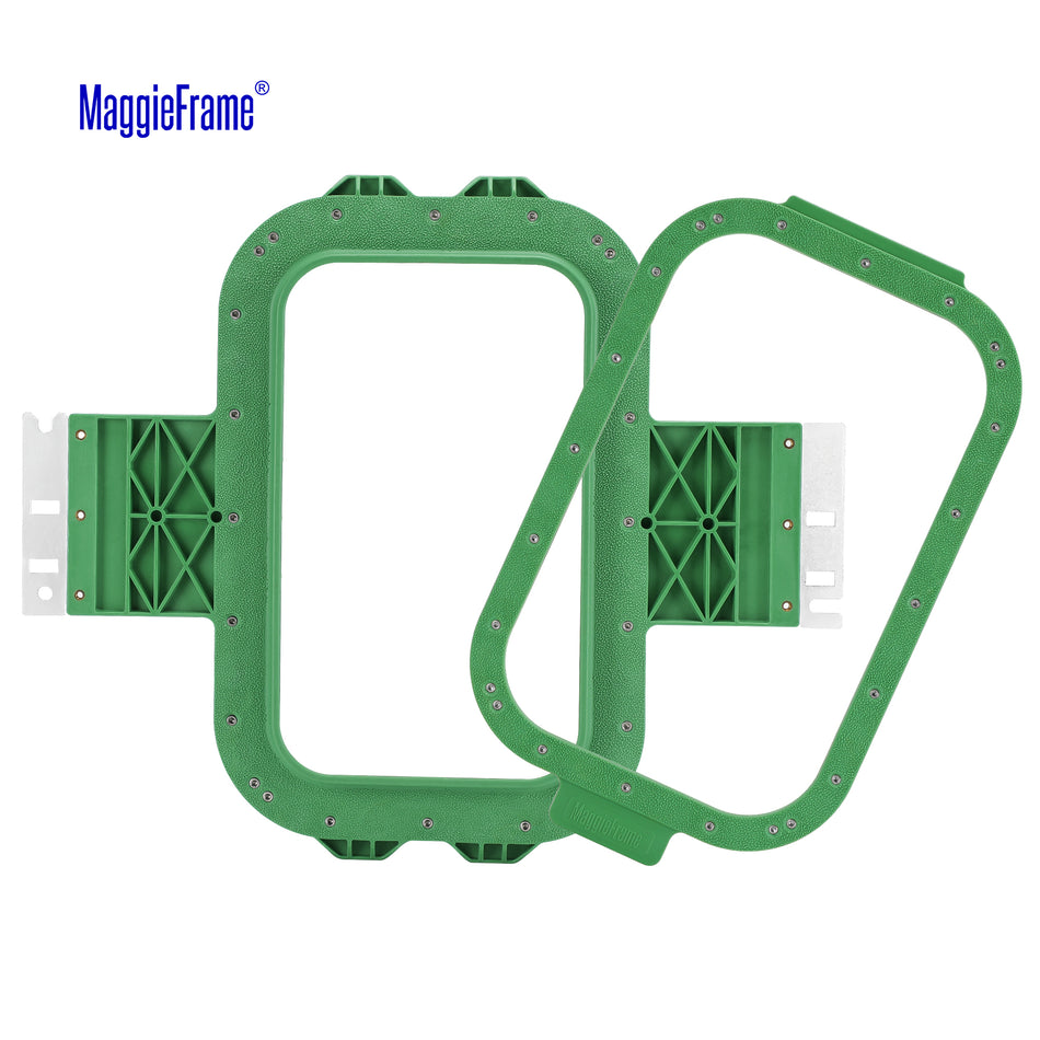 MaggieFrame 8.7x5 in (220x130mm) magnetic embroidery hoop – Unfolded view