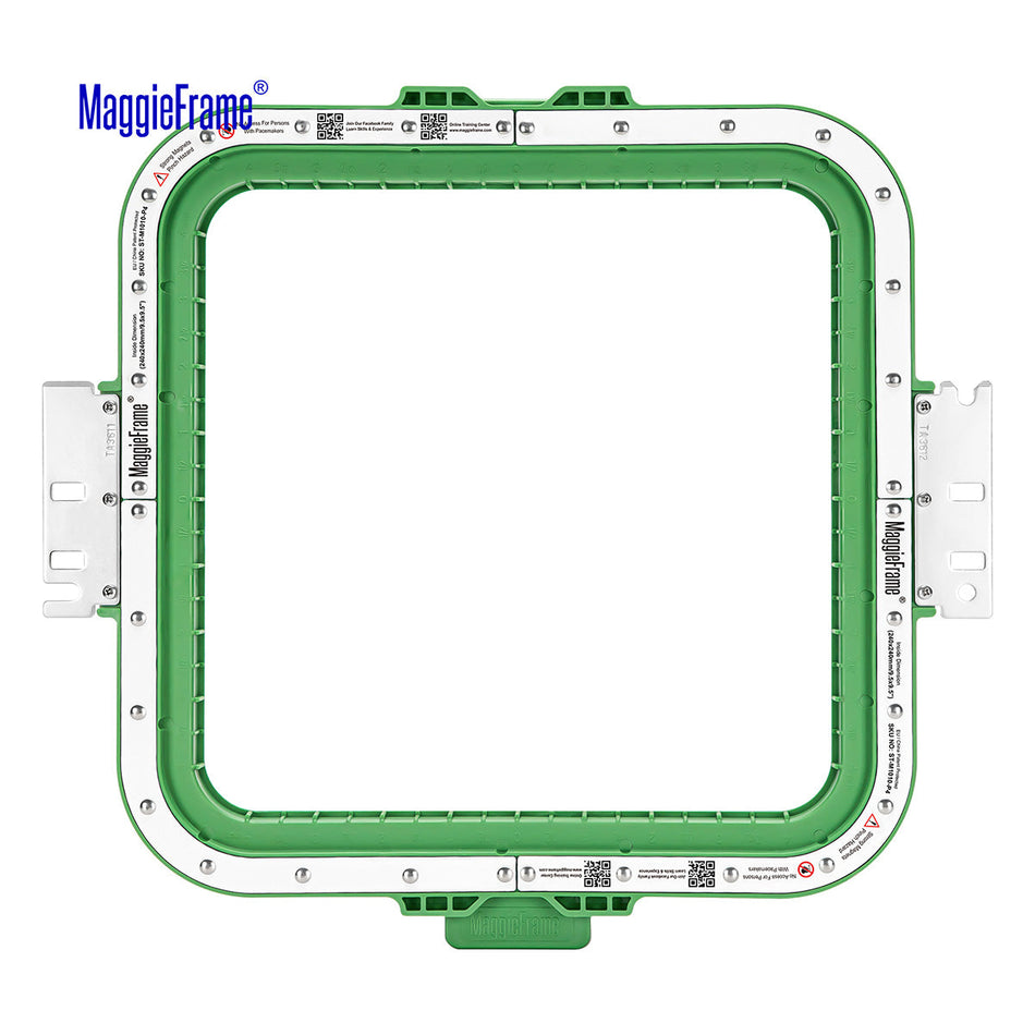 MaggieFrame telaio da ricamo magnetico 9.5" x 9.5" (240 x 240 mm) per HAFTEX