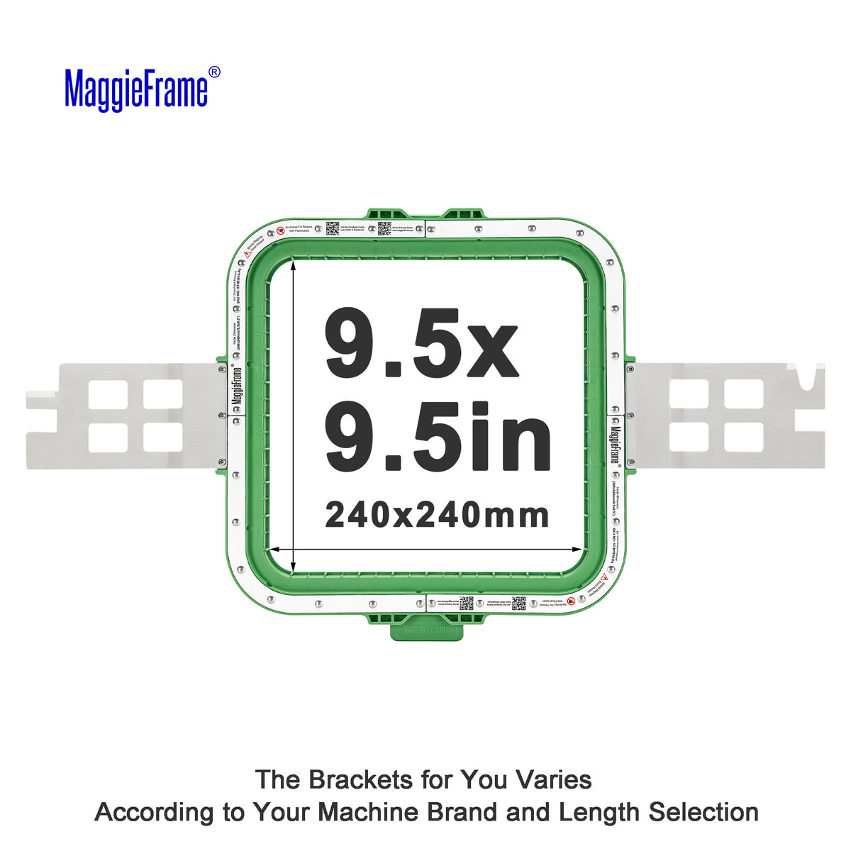 Maggieframe magnetic hoop for Barudan