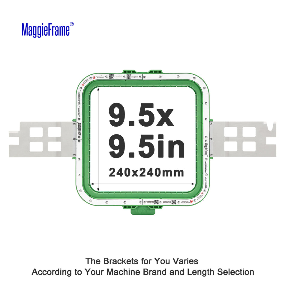 Maggieframe magnetic hoop for Barudan