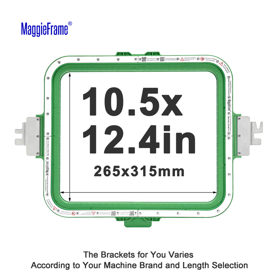 Maggieframe magnetic hoop for Barudan
