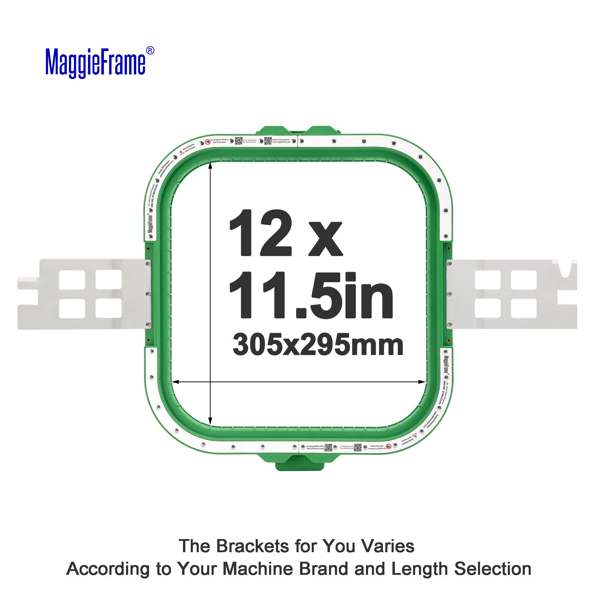 Maggieframe magnetic hoop for Barudan