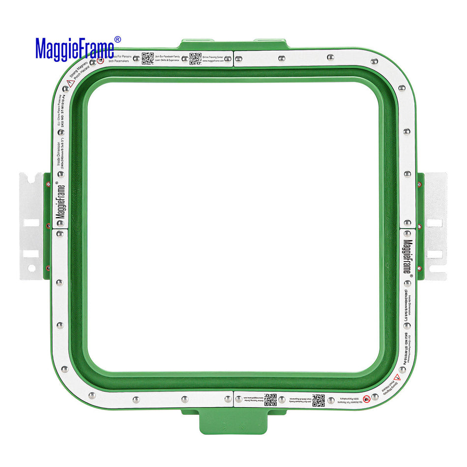 MaggieFrame Magnetic Hoop 9.5" | 240x240mm for SINSIM