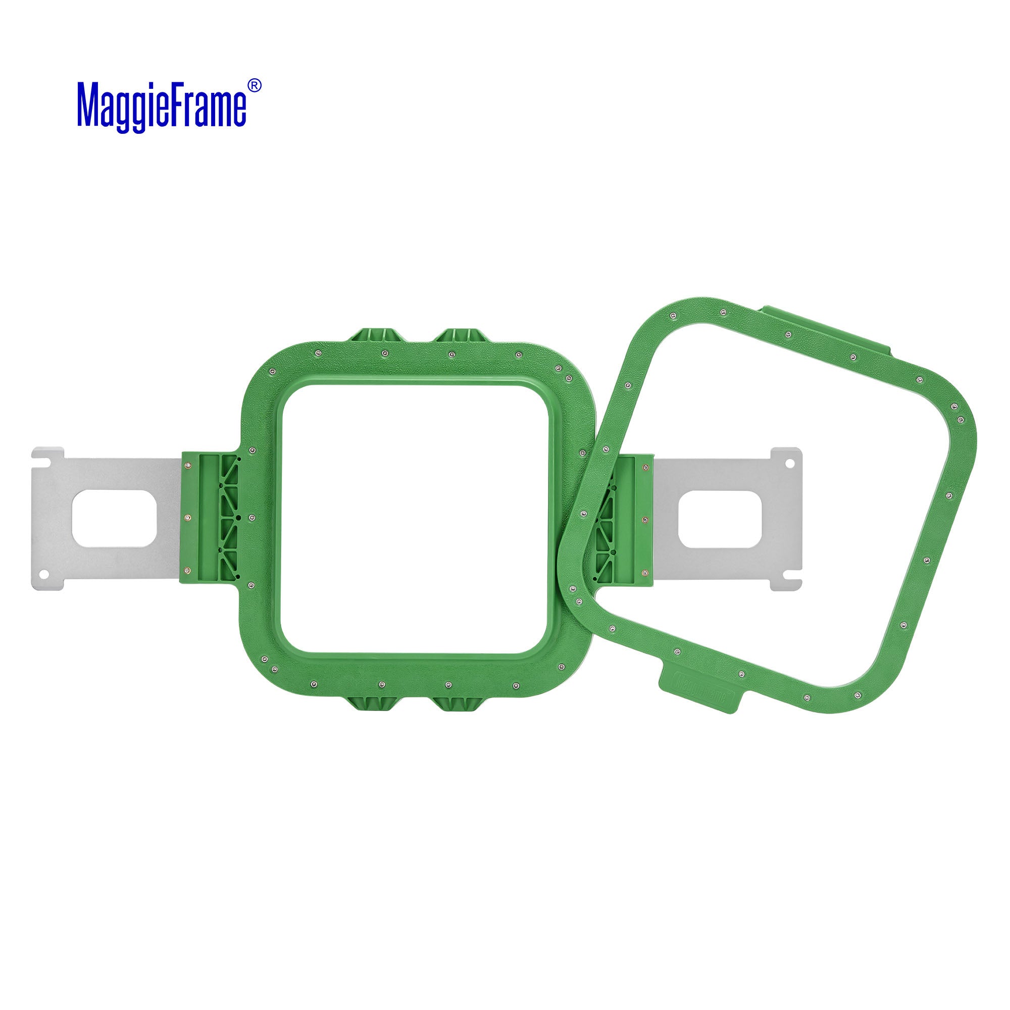 MaggieFrame 6.9x6.9 in (175x175mm) magnetic embroidery hoop for Baby lock，Brother PR,Ricoma EM1010-structre