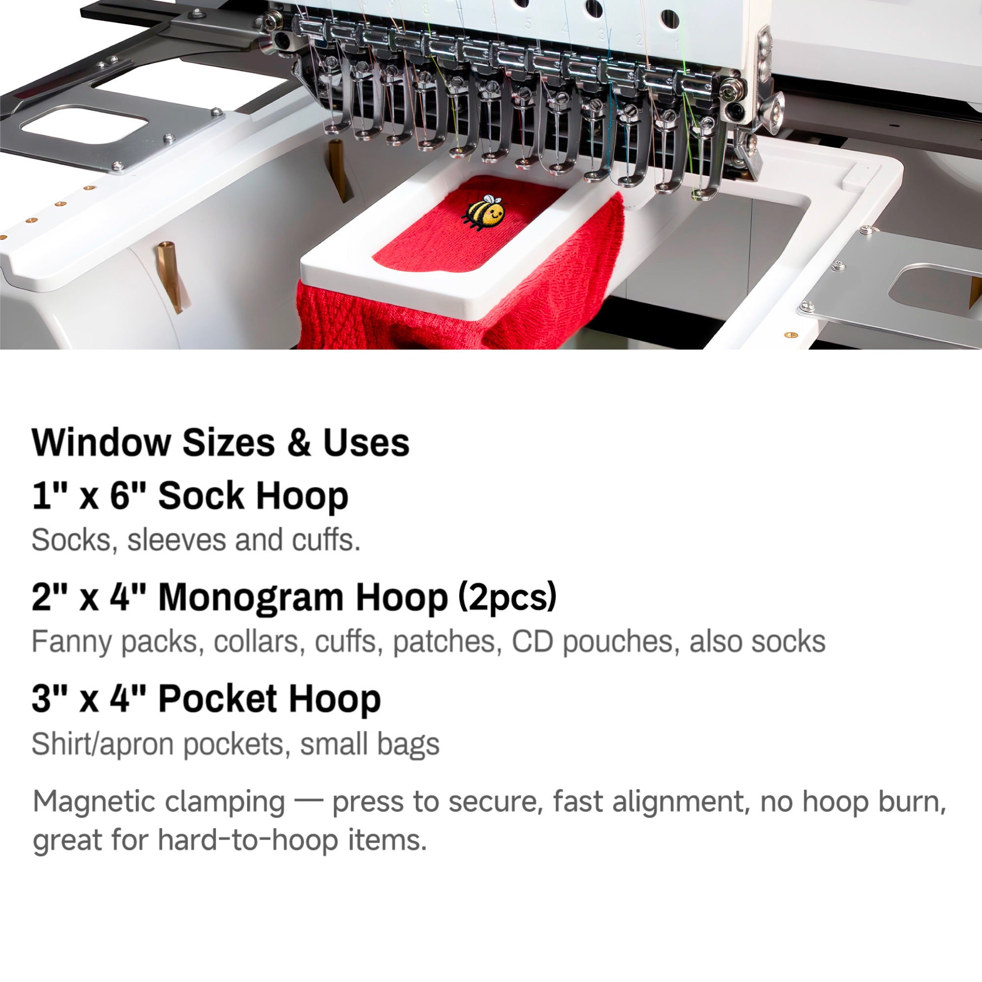 その他 maggy MaggieFrame 4 in 1 Magnetic Hoop for ZHENGTAI – MaggieFrames