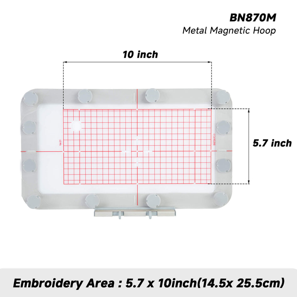 Magnetic Embroidery Hoop for Bernina 990/ 880 / 880 PLUS / 830/ aurora 450 / aurora 440 QE / aurora 430 Embroidery Machine