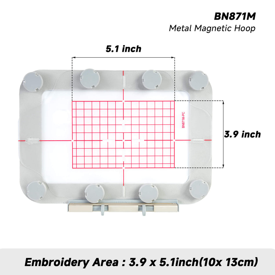 Magnetic Embroidery Hoop for Bernina 990/ 880 / 880 PLUS / 830/ aurora 450 / aurora 440 QE / aurora 430 Embroidery Machine