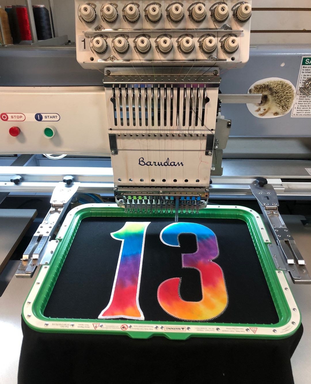 Magnetic Hoop 12″ × 11.5″ (305 × 295 mm) For Barudan EFP