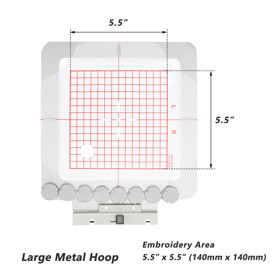 Magnetic Hoop for Poolin EOC06, Metal Magnet Embroidery Machine Sash Frames
