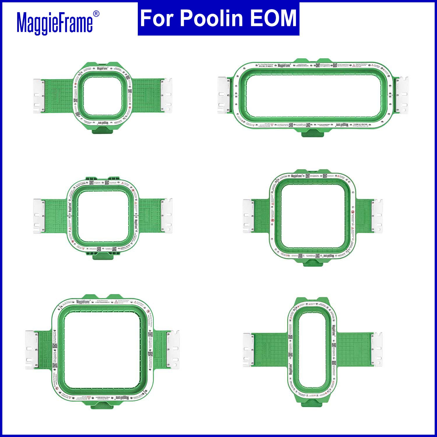 MaggieFrame Magnetic Hoop for Poolin EOM – MaggieFrames