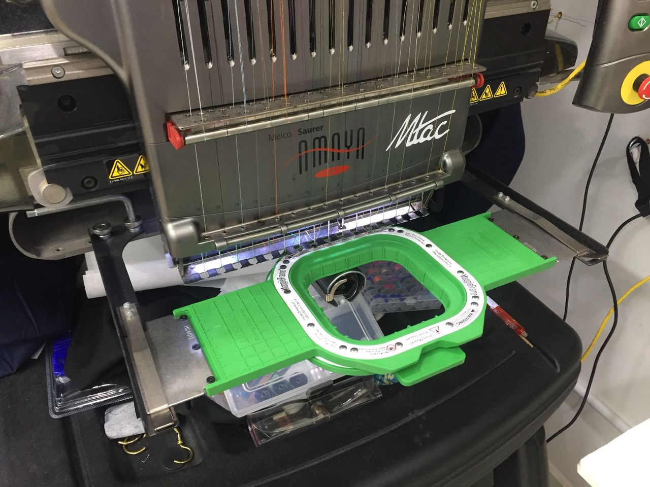 For Melco Embroidery Machines: MaggieFrame Magnetic Hoop 7.7