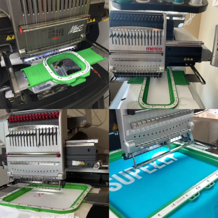 Maggieframe magnetic hoop for melco embroidery machine