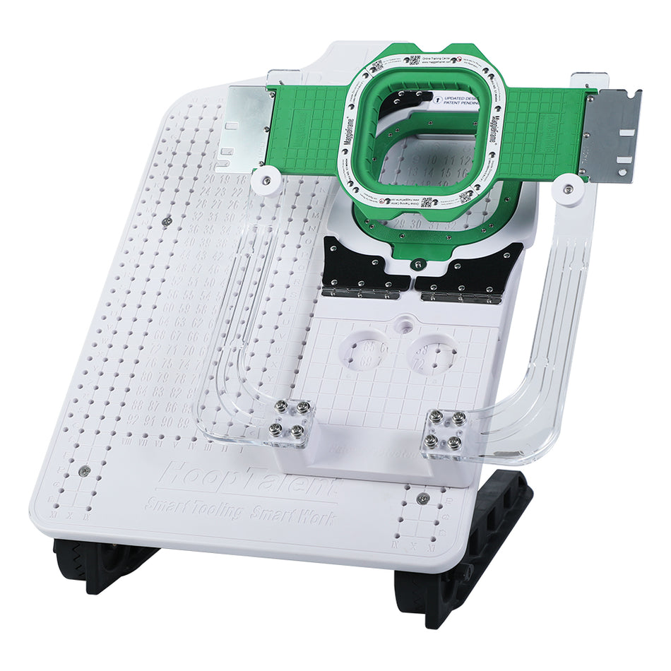 Brother용 5.1"x5.1" 자석 후프가 포함된 HoopTalent Hooping Station Kit